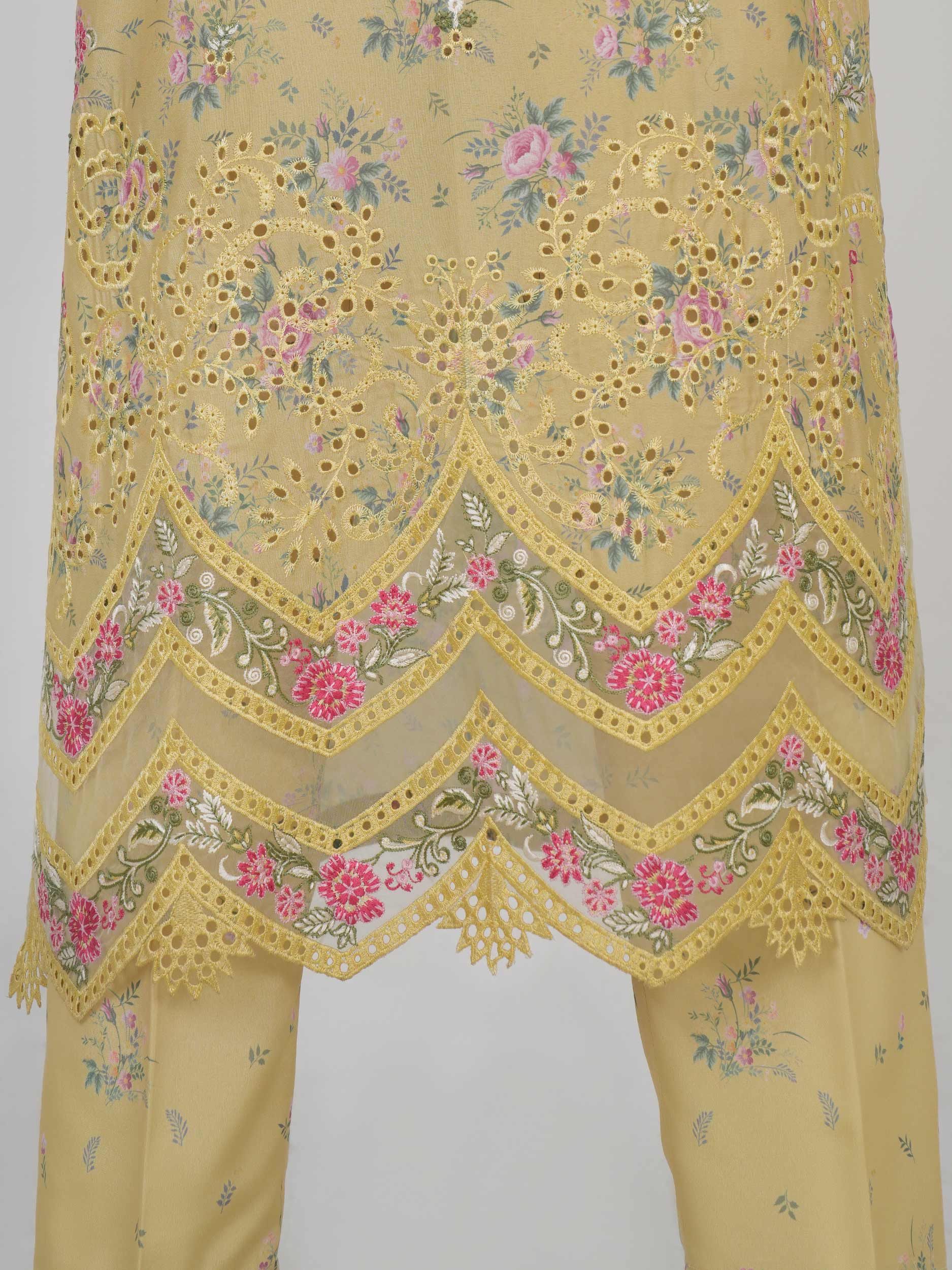 3 Piece Lawn Suit- Embroidered (Unstitched)
