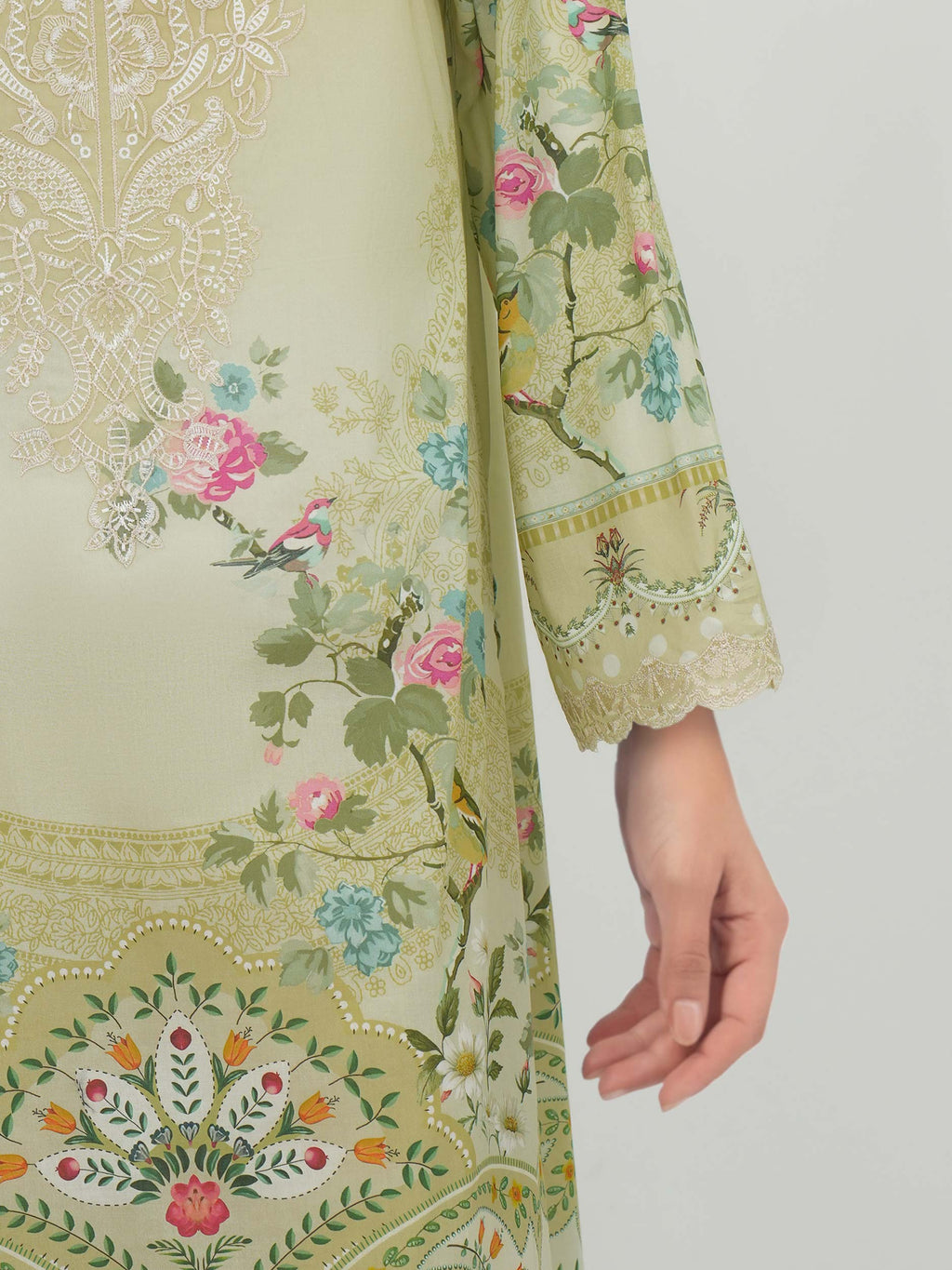 3 Piece Lawn Suit-Embroidered (Unstitched)