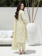 3 Piece Lawn Suit- Embroidered (Unstitched)