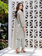 3 Piece Lawn Slub Suit- Embroidered (Unstitched)