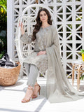 3 Piece Lawn Slub Suit- Embroidered (Unstitched)