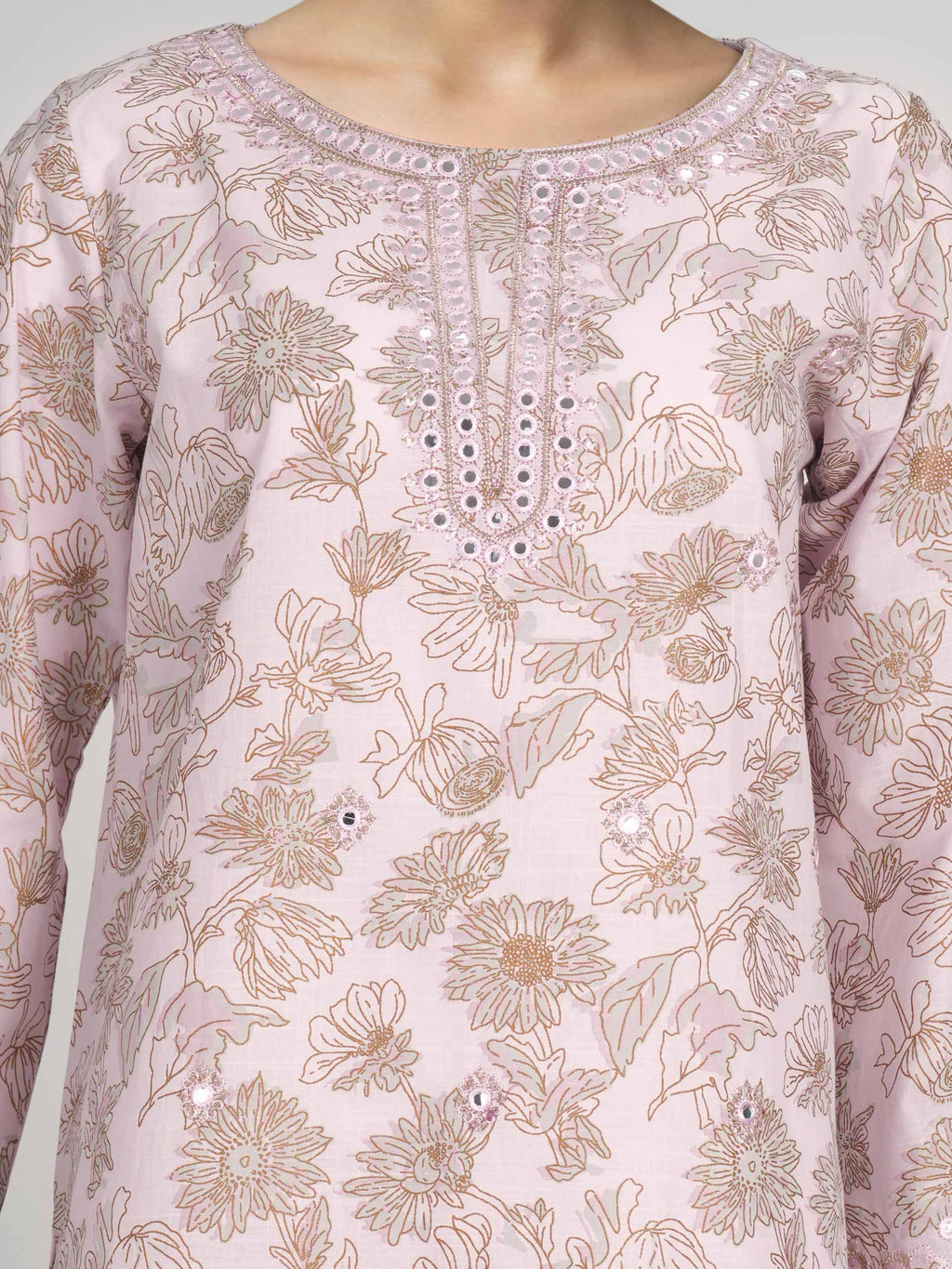 3 Piece Lawn Slub Suit- Embroidered (Unstitched)