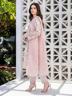 3 Piece Lawn Slub Suit- Embroidered (Unstitched)