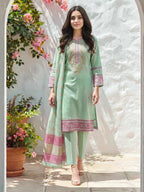 3 Piece Lawn Suit- Embroidered (Unstitched)