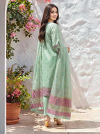 3 Piece Lawn Suit- Embroidered (Unstitched)
