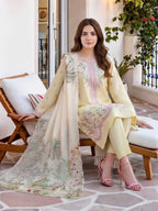 3 Piece Lawn Suit- Embroidered (Unstitched)