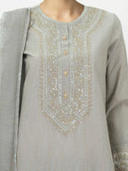 3 Piece Lawn Missouri Suit- Embroidered (Unstitched)