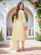 3 Piece Yarn Dyed Suit- Embroidered (Unstitched)