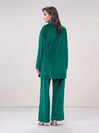 Velour Co-ord Set- Embroidered