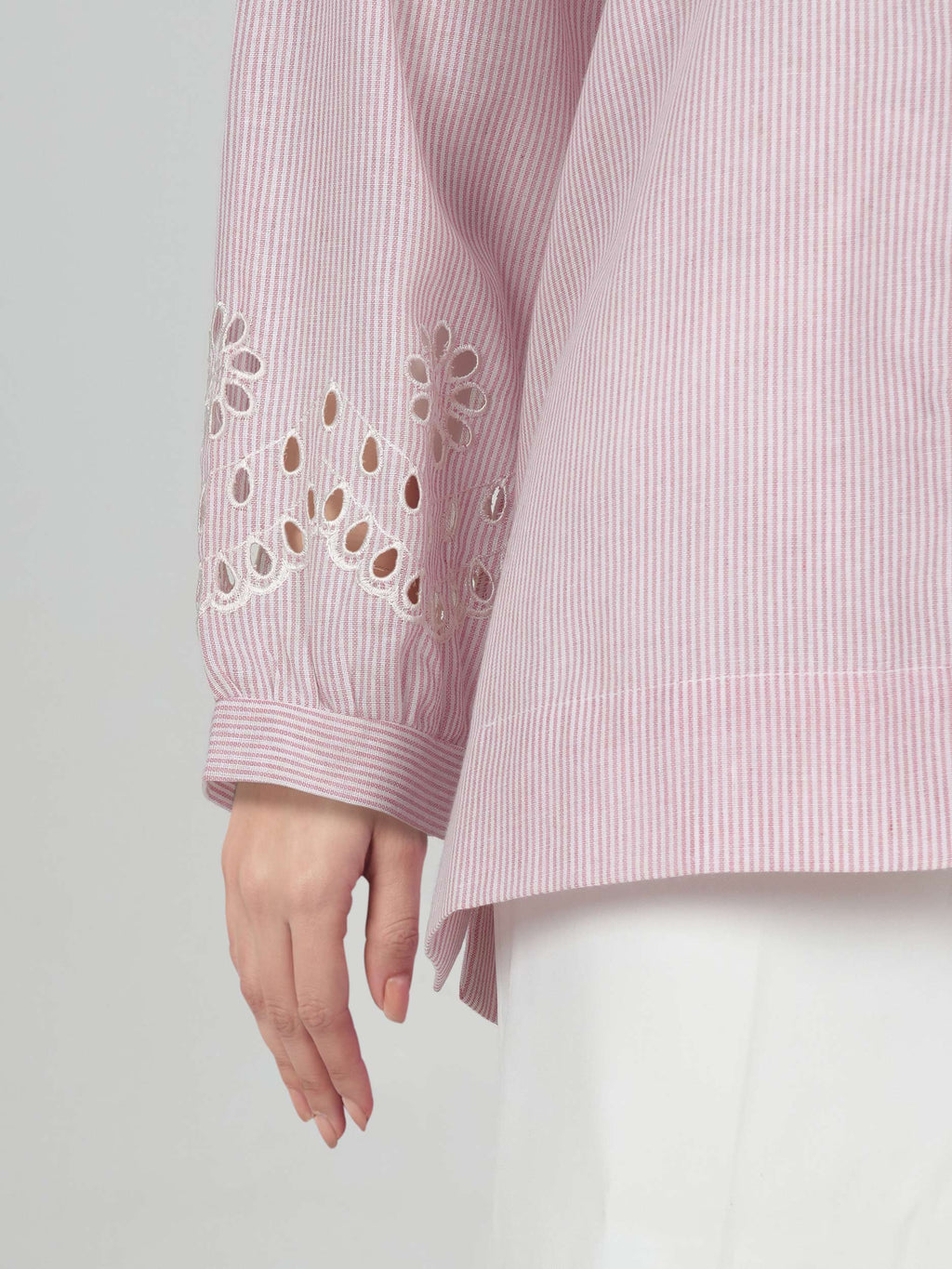 Yarn Dyed Top- Embroidered