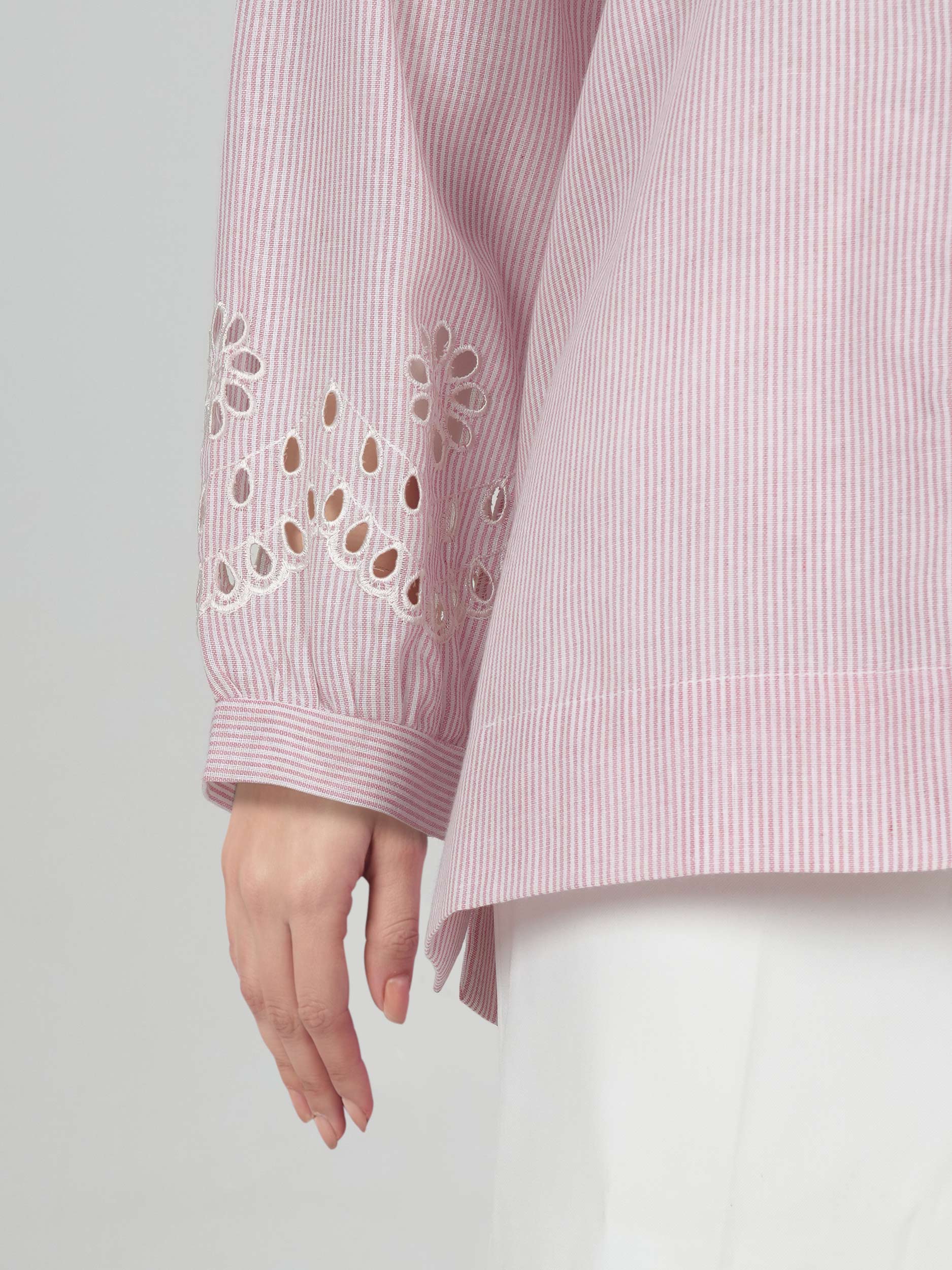 Yarn Dyed Top- Embroidered