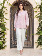Yarn Dyed Top- Embroidered