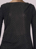Polyester Viscose Top- Embellished