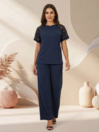 Solid Lace Co-ord Set