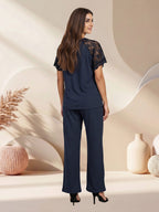 Solid Lace Co-ord Set