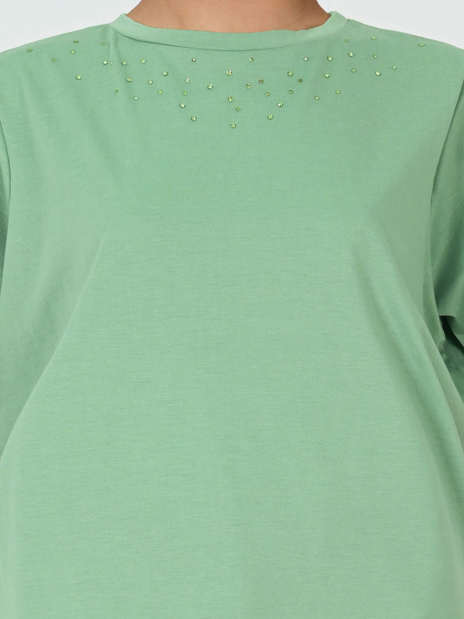 Casual Embellished Tee