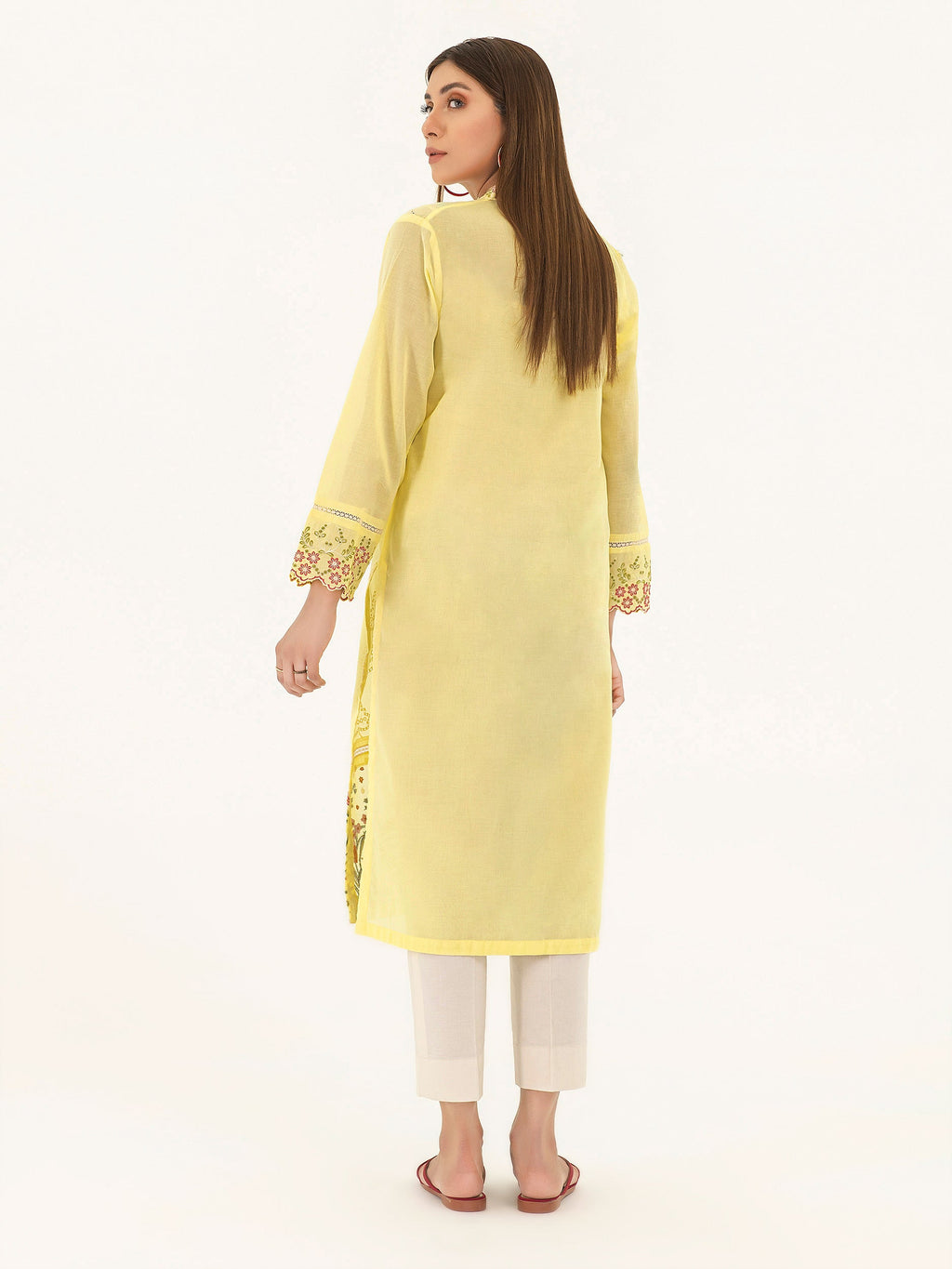 Lawn Shirt- Embroidered (Pret)