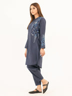 2 Piece Khaddar Suit-Embroidered (Pret)